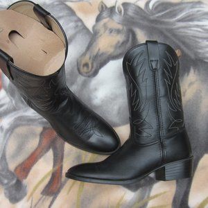 Western boots black size 6